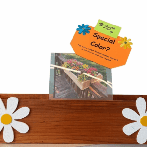 Custom-Color Flower Planter